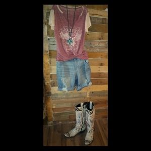 Shyanne Red Graphic Tee